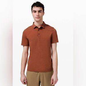 XL - Men’s Lululemon Evolution short sleeve polo color: dark terracotta